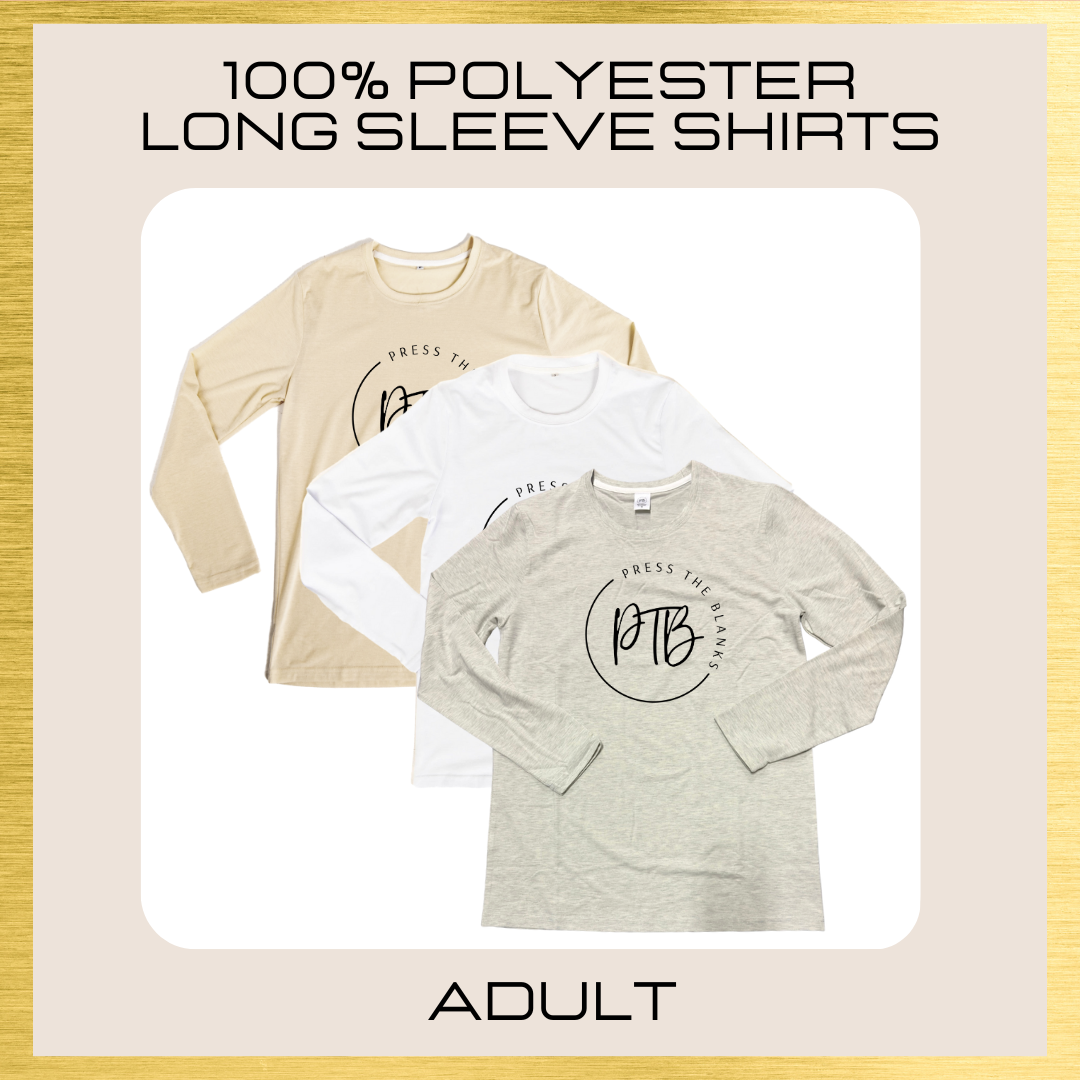 100% POLYESTER LONG SLEEVE SHIRT