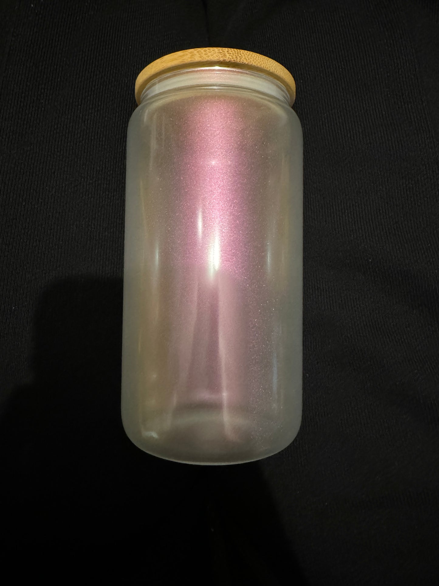 16 oz Iridescent Glass Can