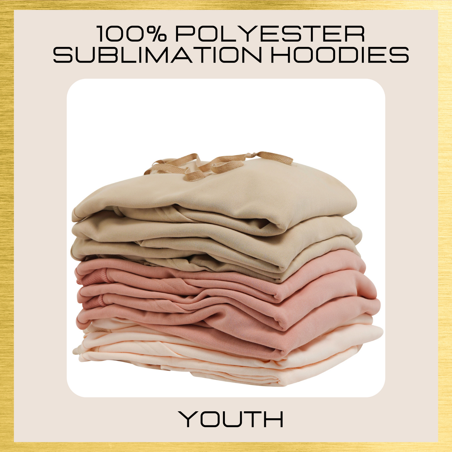 COZY SZN COLLECTION 100% POLYESTER YOUTH HOODIES