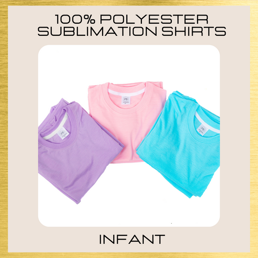 COTTON CANDY COLLECTION 100% POLYESTER INFANT SHORT SLEEVE SHIRT